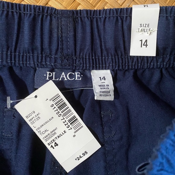 The Children's Place Boys Uniform Pull On Cargo Shorts - Picture 5 of 9